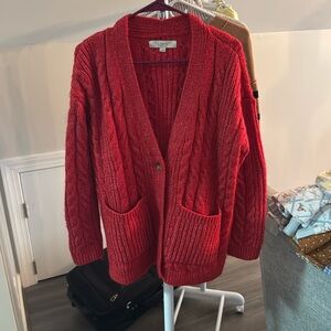 Loft cardigan XS